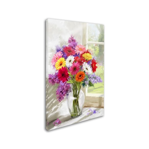 The Macneil Studio 'Gerberas' Canvas Art,22x32